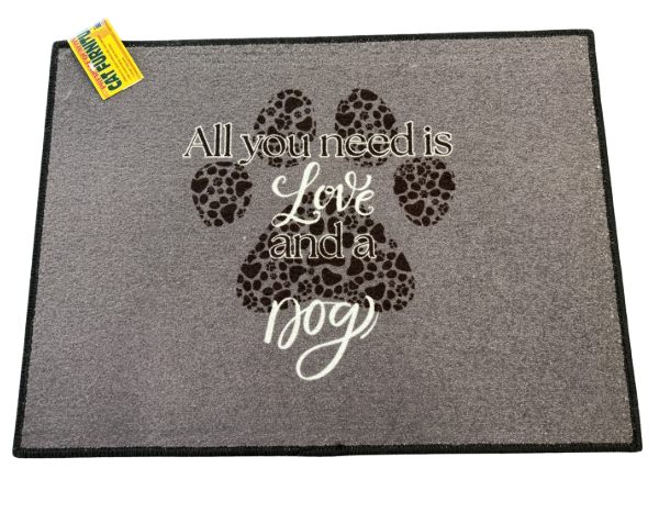 Beatrise Pet Products 18x24 Love & A Dog Door Mat