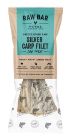 Vital Essentials RAW BAR Freeze-Dried  Dog & Cat Snacks Silver Carp Filet 1.12oz