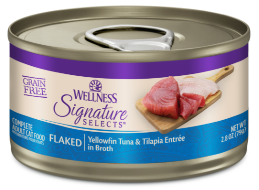 Wellness CORE Signature Selects Flaked Yellowfin Tuna & Tilapia 2.8oz