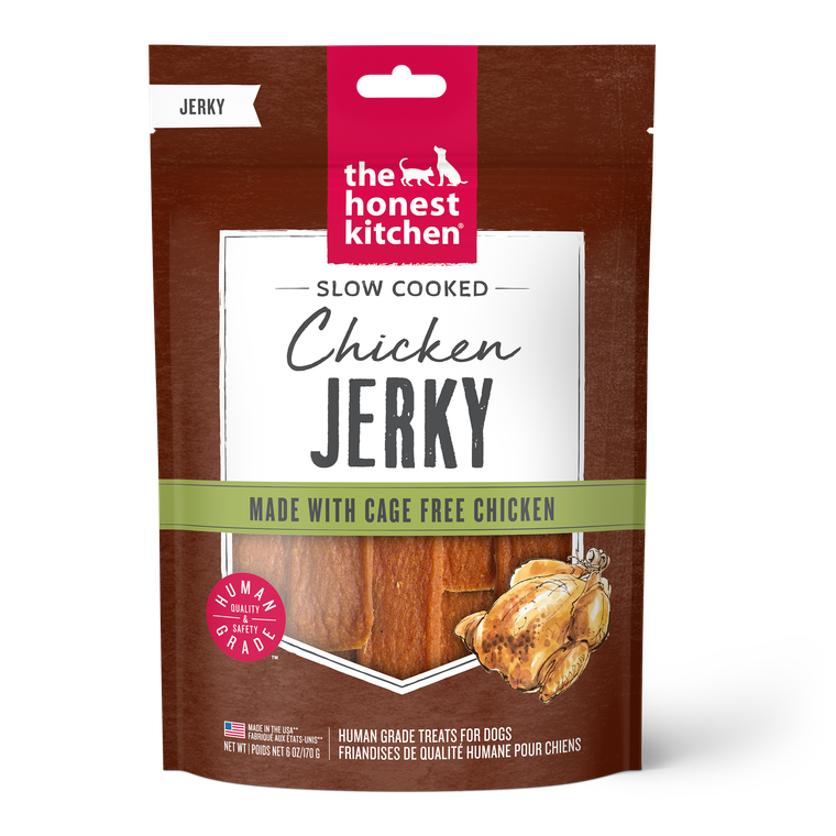 The Honest Kitchen Slow Cooked Chicken Jerky made with Cage Free Chicken 6oz Pou