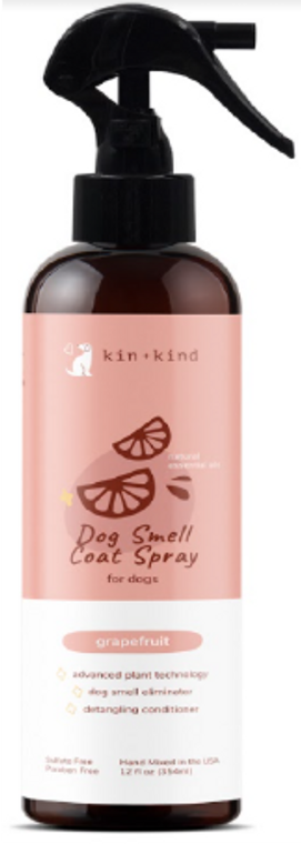 Kin+Kind Grapefruit Dog Smell Coat Spray 12oz