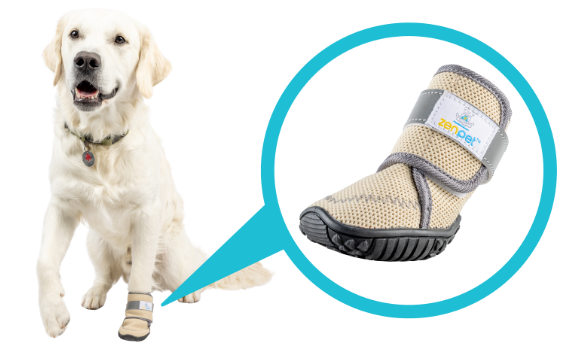 ZenPet Protective Boots - 2 pack Outdoor Elements & Recovery Medium