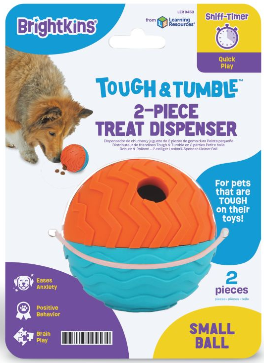 Brightkins Tough & Tumble 2-piece Texture Ball sm