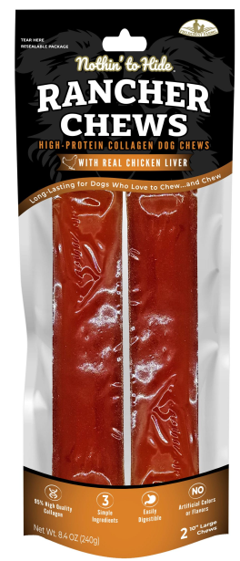 Nothin' to Hide Rancher Chew Chicken 2pk 10"