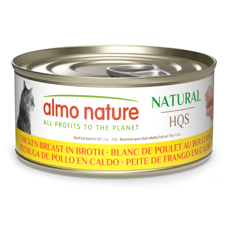 Almo Nature HQS Natural Chicken Breast in Broth 5.29oz