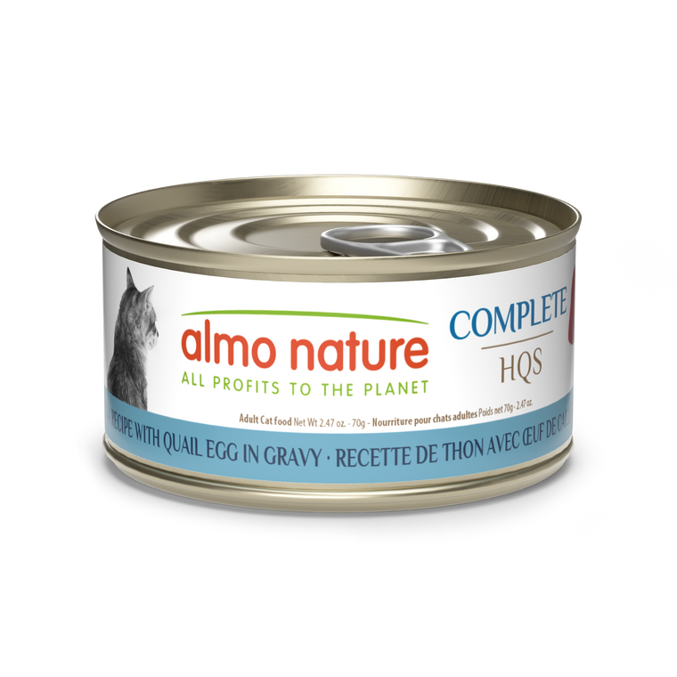 Almo Nature Complete Tuna with Quail Eggs in gravy 2.47oz
