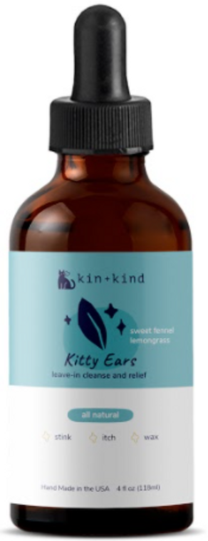 Kin+Kind Natural Kitty Ear Cleaner 4oz