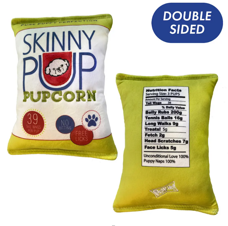 Huxley and Kent Dog Power Plush Skinny Pup Small
