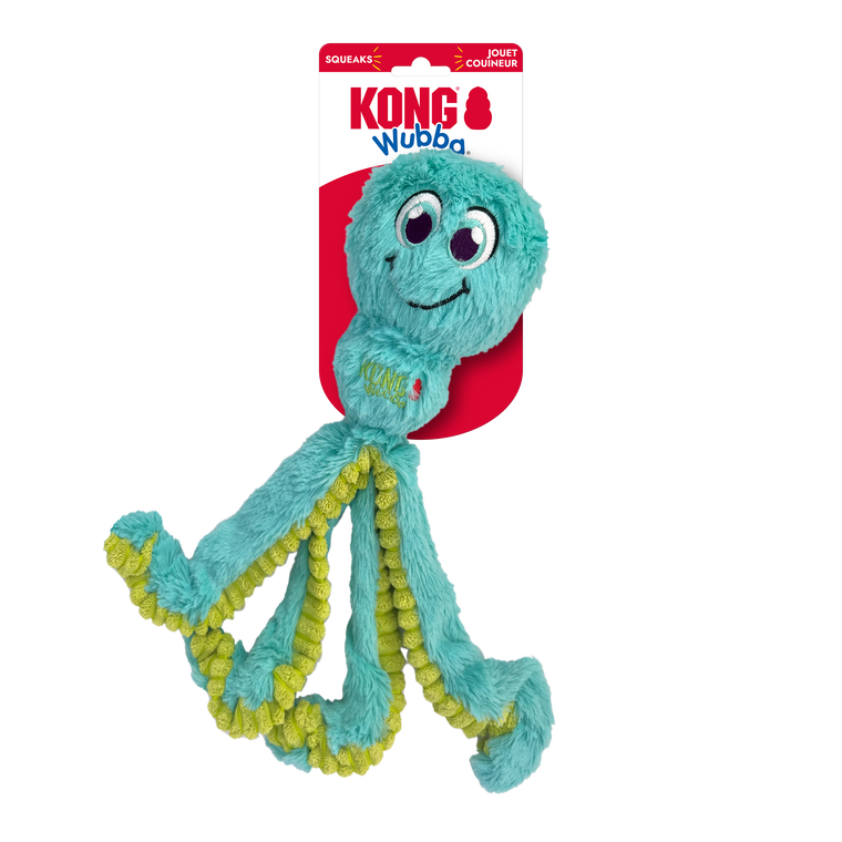 Kong Wubba Octopus Assorted Lg