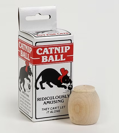 Dr. Daniels Wooden Ball w/ Catnip Cat Toy