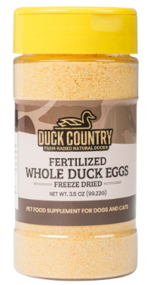 Duck Country Freeze Dried Duck Egg Topper For Dogs and Cats 3.5oz