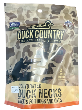 Duck Country Dehydrated Duck Necks for Dogs 2pk