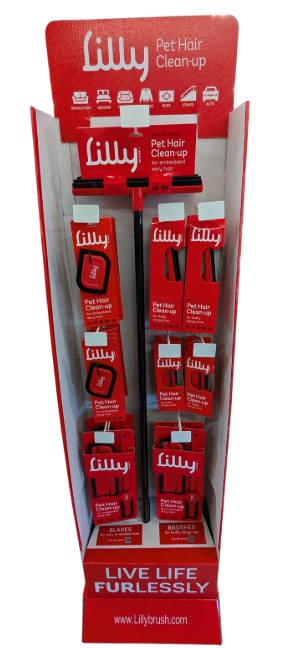 Lilly Pet Hair Clean-up Floor Display