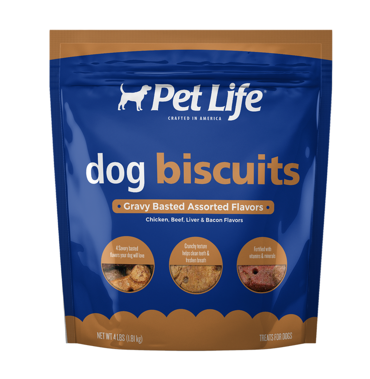 Pet Life Assorted Gravy Basted Biscuits 4#
