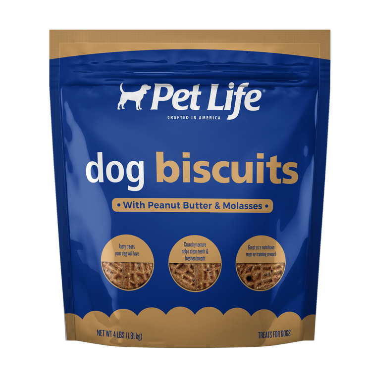 Pet Life Biscuits W/ Peanut Butter & Molasses 4#