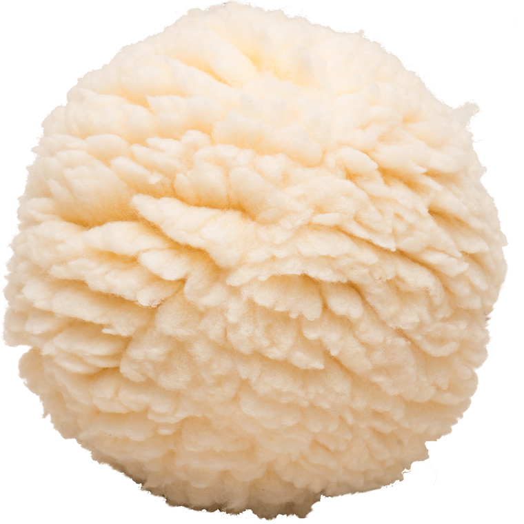 Hugglehound HuggleFleece Natural Ball Large Dog Toy