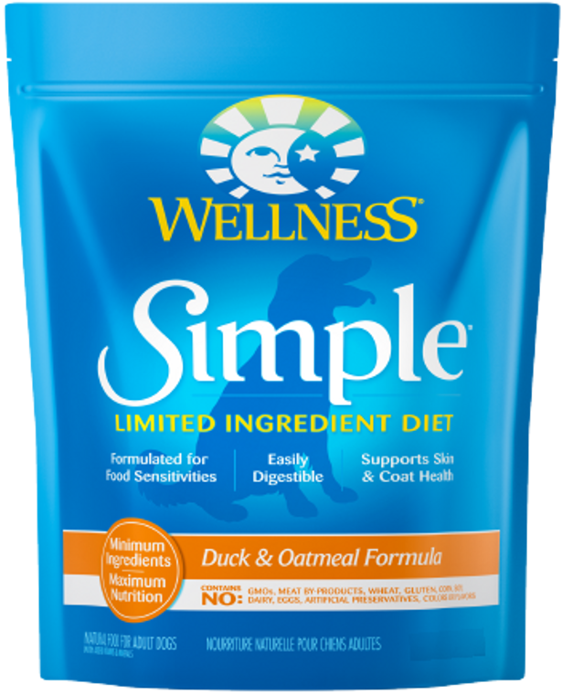 Wellness Simple Duck Dog Food 26lb