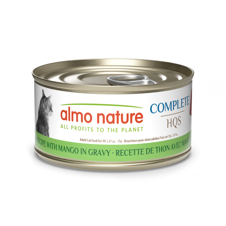 Almo Nature Complete Tuna Recipe with Mango in gravy  2.47oz