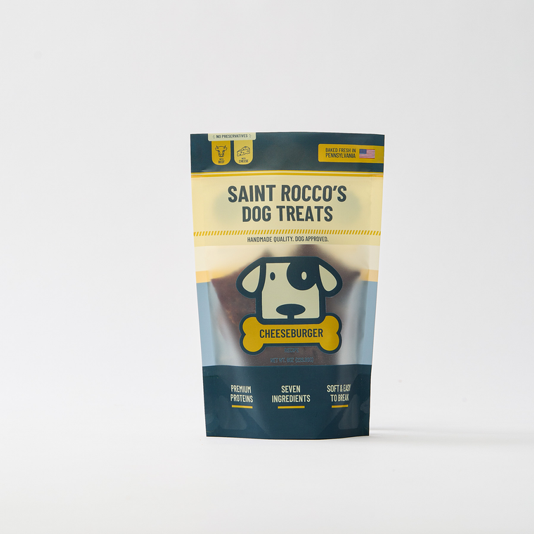 Saint Rocco’s Dog Treats Cheeseburger 16oz
