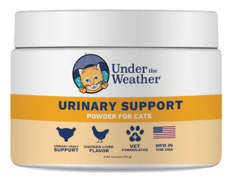 Under The Weather Cat Urinary Support Powder 2.54oz