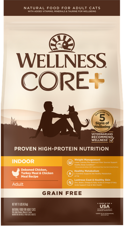 Wellness Core Indoor Cat Food 11lb