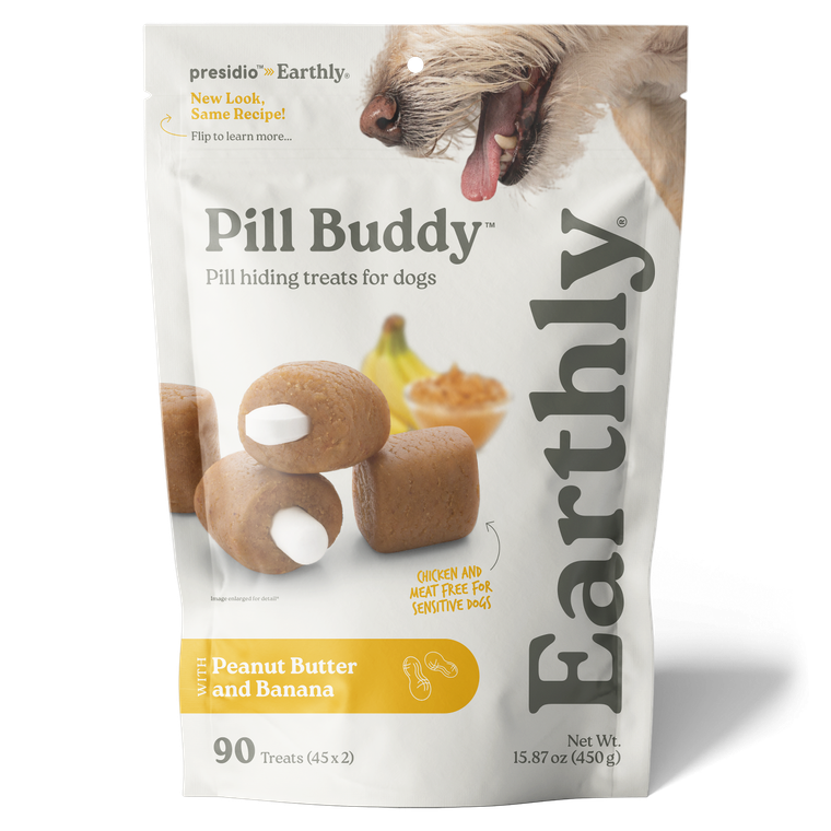 Earthly Pet Company Pill Buddy Peanut Butter Banana Recipe 90 Count