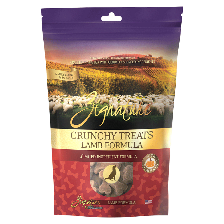 Zignature Ziggy Crunchy Treats Lamb Dog Treat 12oz