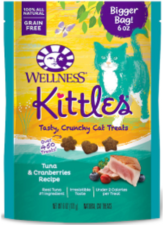 Wellness Kittles Tuna & Cranberries Cat Treats 6oz