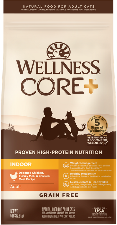 Wellness Core Indoor Cat Food 5lb