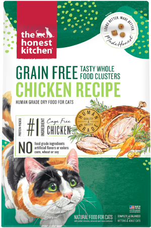 Honest Kitchen Whole Clusters Grain Free Chicken Cat Food 1lb