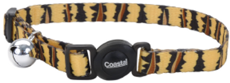 Coastal Safety Cat Collar 3/8 8-12 Orange Tiger