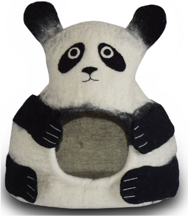 Dharma Dog Karma Cat Wool Pet Cave Panda Cat Bed