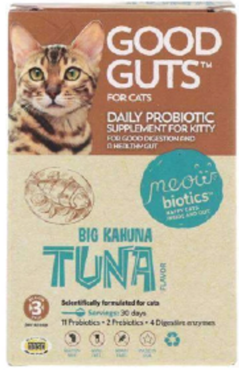 Fidobiotics Good Guts For Cats Daily Probiotic Supplement