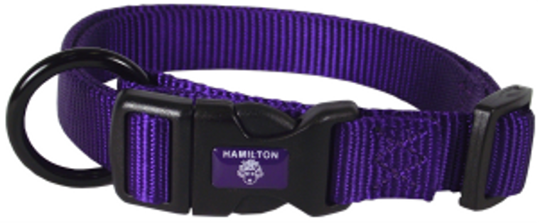 Hamilton Adjustable Dog Collar Purple 5/8" 12-18"