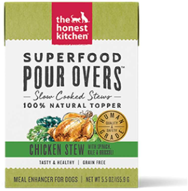 Honest Kitchen Pour Overs Chicken Superfood Dog Food 5.50z