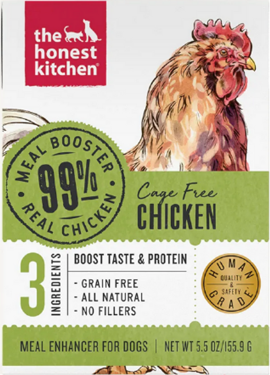 Honest Kitchen 99% Meat Chicken Protein Booster 5.50z