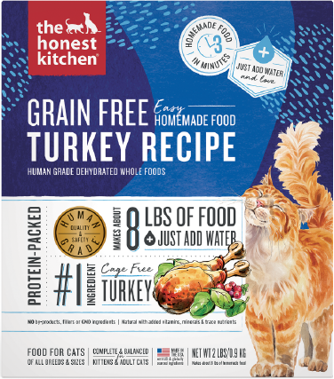 Honest Kitchen Grain Free Turkey Recipe Cat Food 2lb