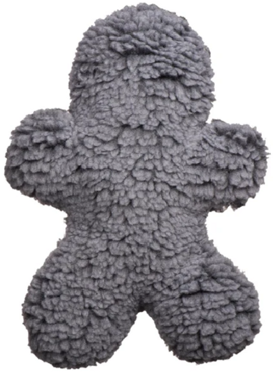 HuggleHound Fleece Man Grey Dog Toy Medium