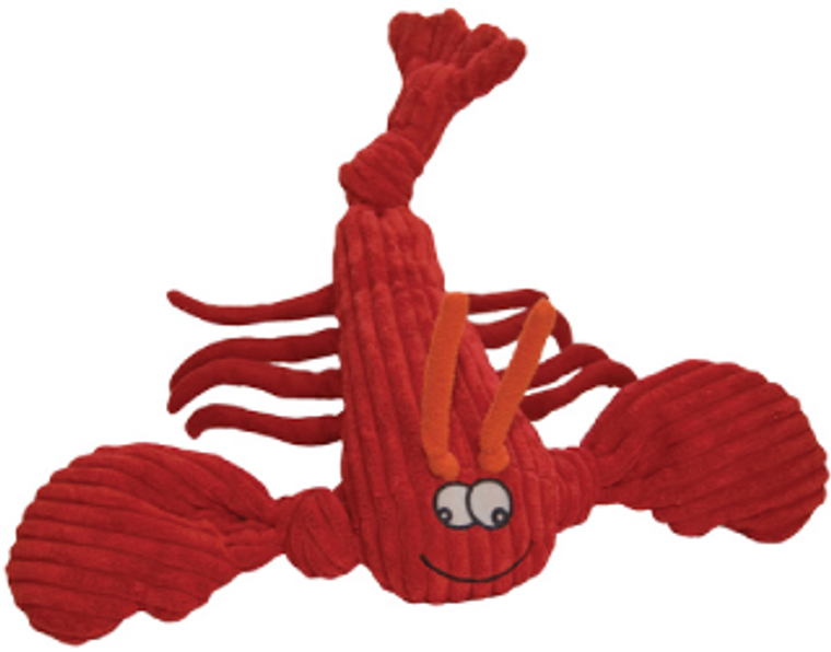 HuggleHound Knottie Lobster Dog Toy