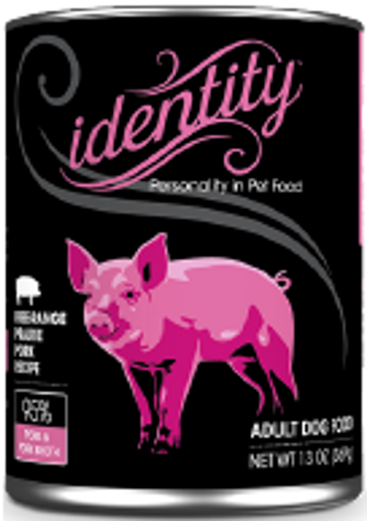 Identity 95% Free-Range Prairie Pork Canned Dog Food 13oz