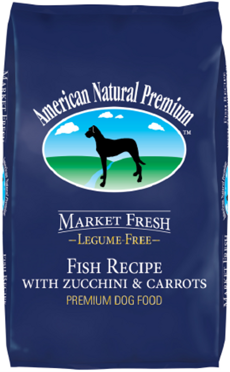 American Natural Premium Dry Fish Zucchini & Carrot Dog Food 12lb