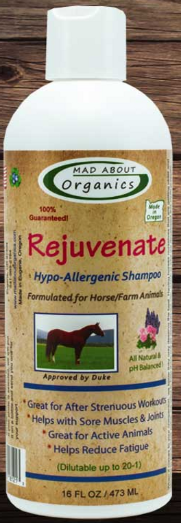 Mad About Organic Dog & Horse Rejuvenate Shampoo 16oz