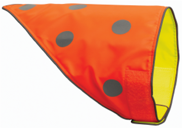 Mudd & Wyeth Dog Safety Bandana Orange-Yellow Extra Small-Small