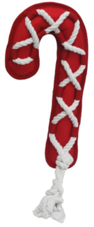 Multipet Cross Ropes Candy Cane 12"