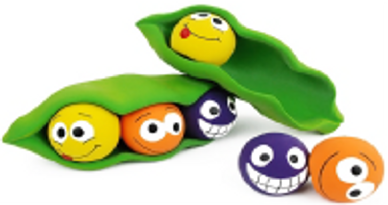 Multipet Latex Three Peas In A Pod Dog Toy