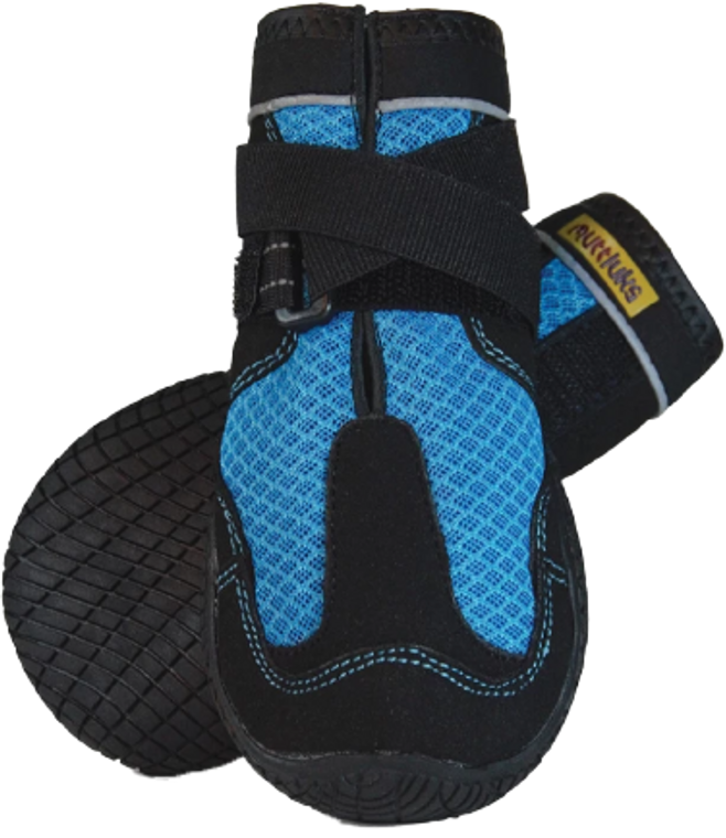 Muttluks Mud Monster Dog Boot 2 Pack Blue Size 10 Extra Large