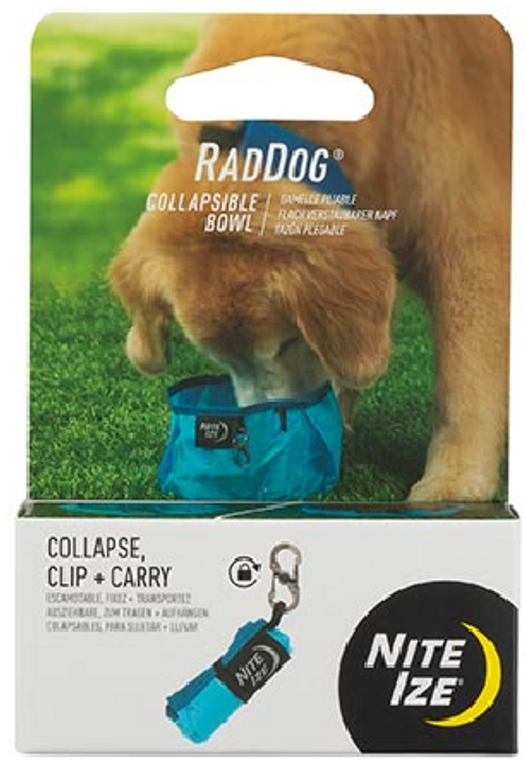 Nitize Raddog Collapsible Bowl Blue