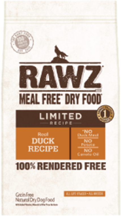 Rawz Limited Recipe Duck Dog Food 20lb