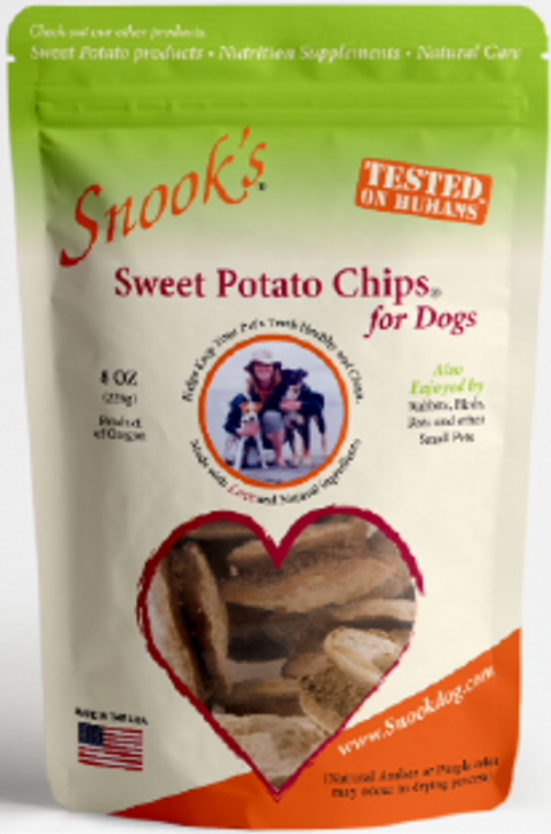 Snooks Sweet Potato Chips Dog Treats 8oz