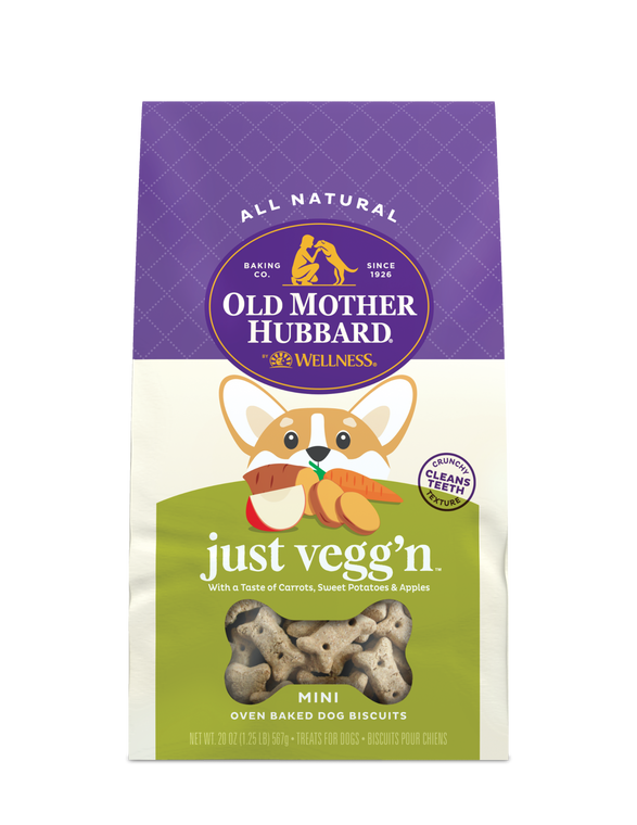 Old Mother Hubbard Mini Special Recipe Just Vegg'n Dog Treat 20oz